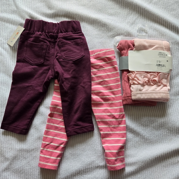 Garanimals Baby Pants Set - Purple and Pink - Picture 2 of 4